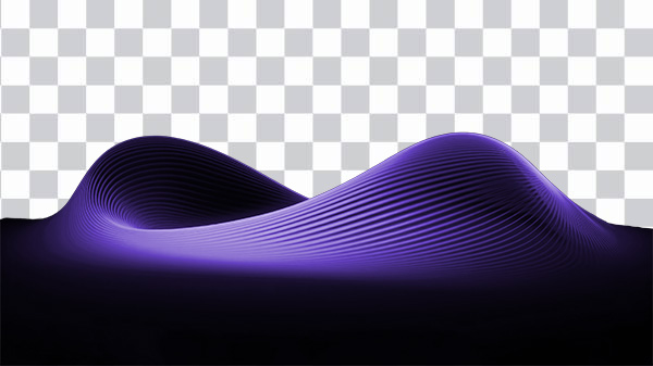 Wave Glow Abstract Purple, digital art work, dark, black, <br> Purple wallpaper, desktop, HD Wallpaper