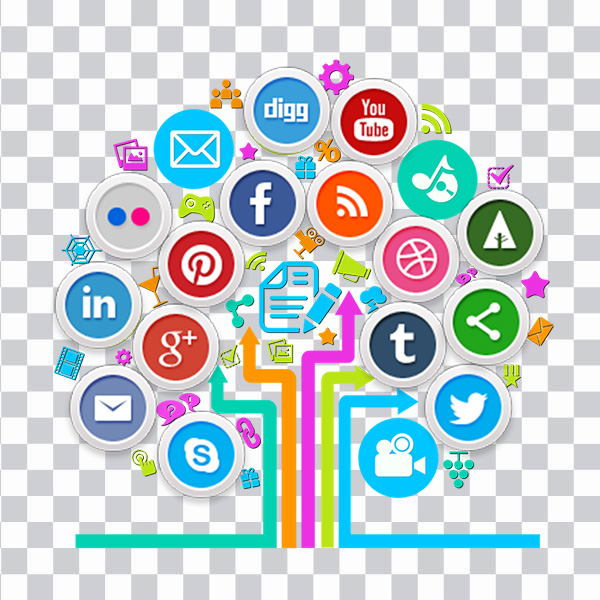 Social media marketing Logo, Advertising, social <br>media marketing, blue, web Design, social media icons png