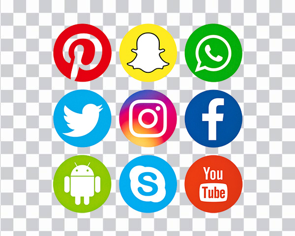 Social media Computer Icons Logo, social media, <br>Pinterest logo text, social Media <br>Marketing, media png