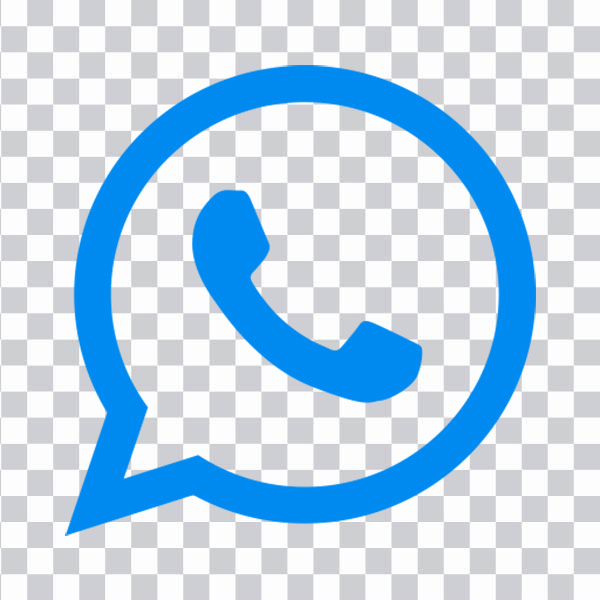 WhatsApp  icon, whatsapp, logo, <br>whatsapp, blue social media icon png