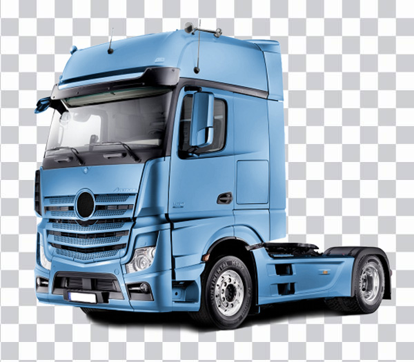 Blue Mercedes-Benz Actros Mercedes-Benz C-Class<br> Car Truck, mercedes, freight Transport, mode Of <br>Transport, cargo, logistics png free