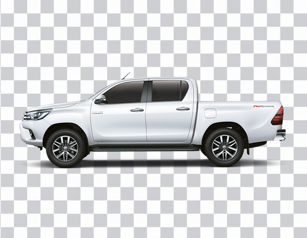 White Toyota Hilux Car 2018 Toyota 4Runner Pickup<br> truck, toyota, truck, car png free