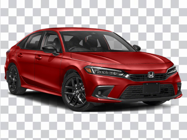 2024 Honda Civic, Civic Type R, Sedan Car, honda<br> accord, Civic Sport, luxury sedan, red png free