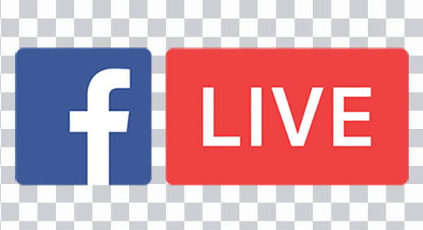 Facebook Live logo, YouTube Facebook Live Social <br>media Broadcasting, go live, text, rectangle logo, <br>trademark png