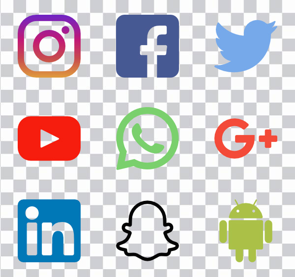 Social media icons, computer icon, android, <br>instagram, youtube, facebook, twitter logo png