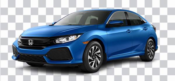 Honda Civic, Blue Color, Ex-l – 2020 Honda Civic<br> Hatchback Lx, HD Png Free Download