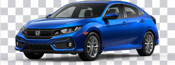 2020 Honda Civic Hatchback Lx, Honda Civic Sedan<br> Honda Blue, Family Car Free Png Download