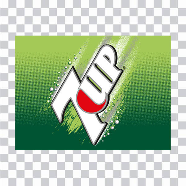 Fizzy Drinks logo, 7 Up logo png free