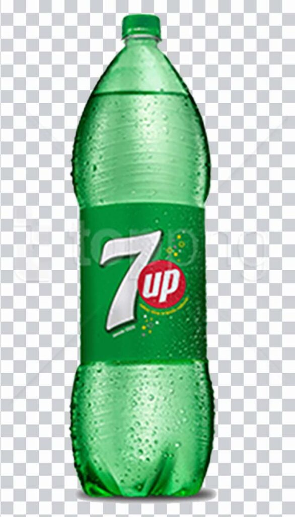 7 Up plastic bottle, Fizzy Drinks Lemon-lime drink <br>Cola 7 Up, drink, food, plastic Bottle png hd free