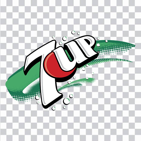 7 UP, 7up Green, HD Logo png free