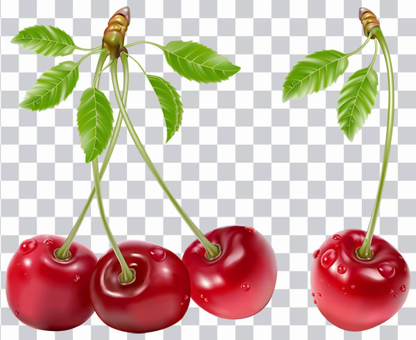 Ciliegia, 4 Ciliegia, Rosso Ciliegia, Red Cherry, <br> cherries, cherry fruit, hd png