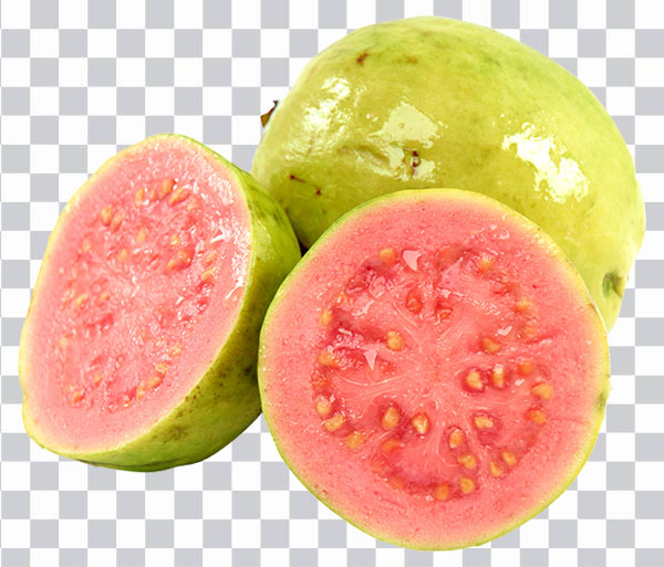 sliced guava fruits, frutti di guava affettati, Guava Cut<br> fresh food, natural foods, Common guava Tropical fruit <br>Strawberry Guava, guava, natural Foods, food, orange png