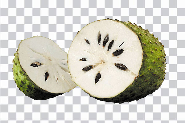 Cipolla affettata, Sliced soursop, Soursop fruit png