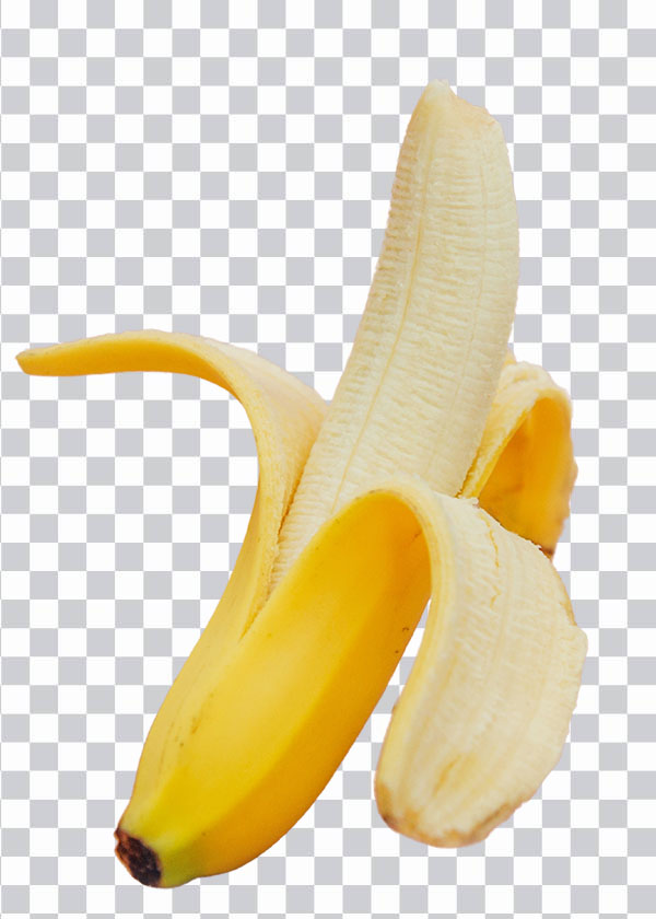 Peeled Banana, Banana sbucciata, milkshake, <br> ripe banana, yellow banana, png free