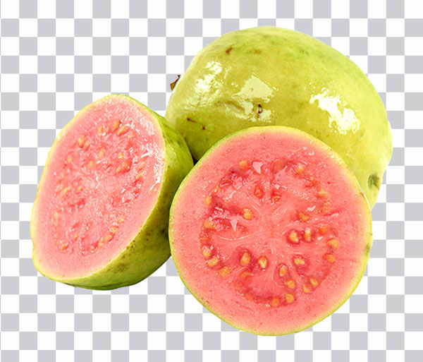 Sliced Guava, Guava affettata, tropical fruits, <br> natural foods, fruit chaat png