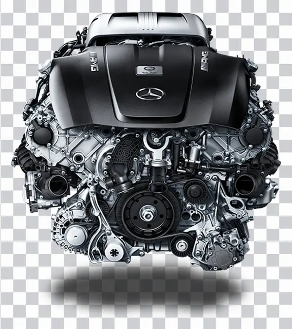 Mercedes-Benz  AMG GT Car Twin-turbo V8 engine,<br> Engine Pic, monochrome, car png free