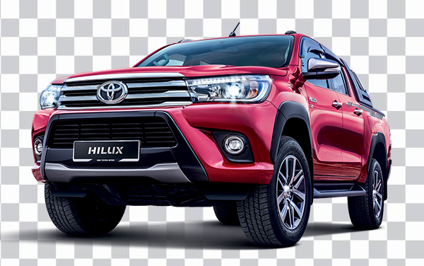 Red Hilux, Toyota 4×4, toyota hilux, vigo, revo, <br>Toyota Fortuner, pickup truck, png free