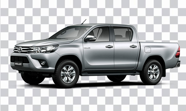 Silver Toyota Hilux, La Toyota Hilux, truck<br> vigo champ, revo, toyota pickup truck png free