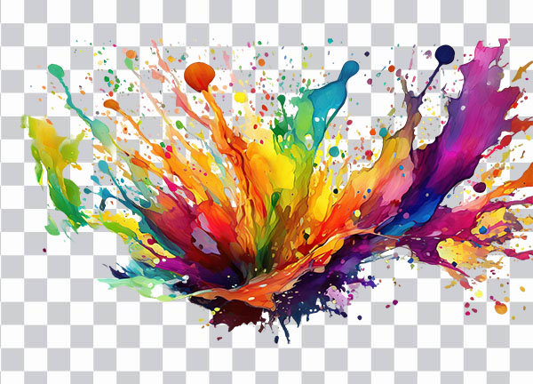 Colors Splash, multi color, color liquid, splash, <br> rainbow, color explosion, color ink splash, png free