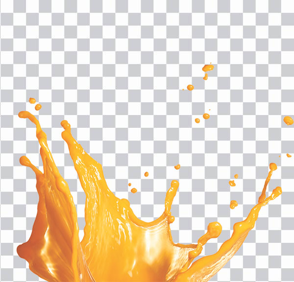 Orange juice Cocktail Grapefruit juice, Orange juice <br>juice splash effect, splash of yellow liquid <br>illustration, color Splash,  png