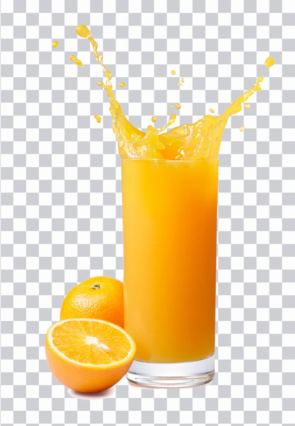 Orange Juice Splash, sliced orange, orange juice<br> natural food, vitamine, glass png free