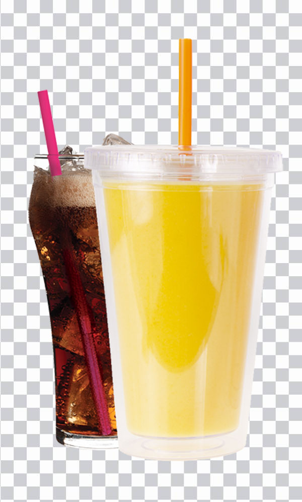 Carbonated Soft Drinks, Orange Juice, Glass, Straw, <br> Fizzy Drinks, Soft Drinks plastic glass, png free