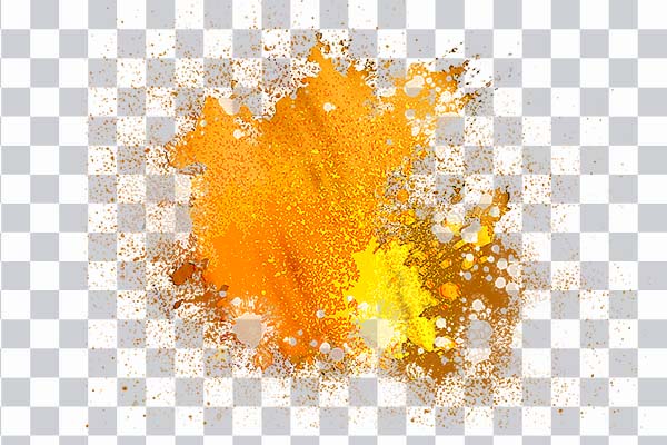 Yellow Color Splash, Rusty Color, painting,<br> color dust, color powder png free